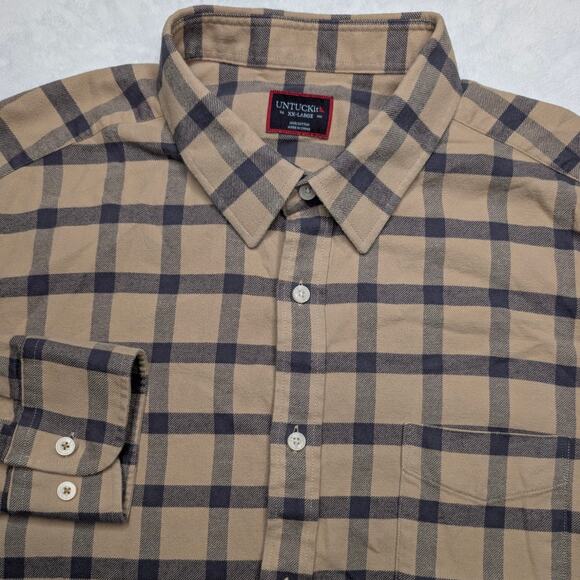UNTUCKit Barnard Button Down Shirt - Men's XXL Plaid 41176 - Picture 1 of 7